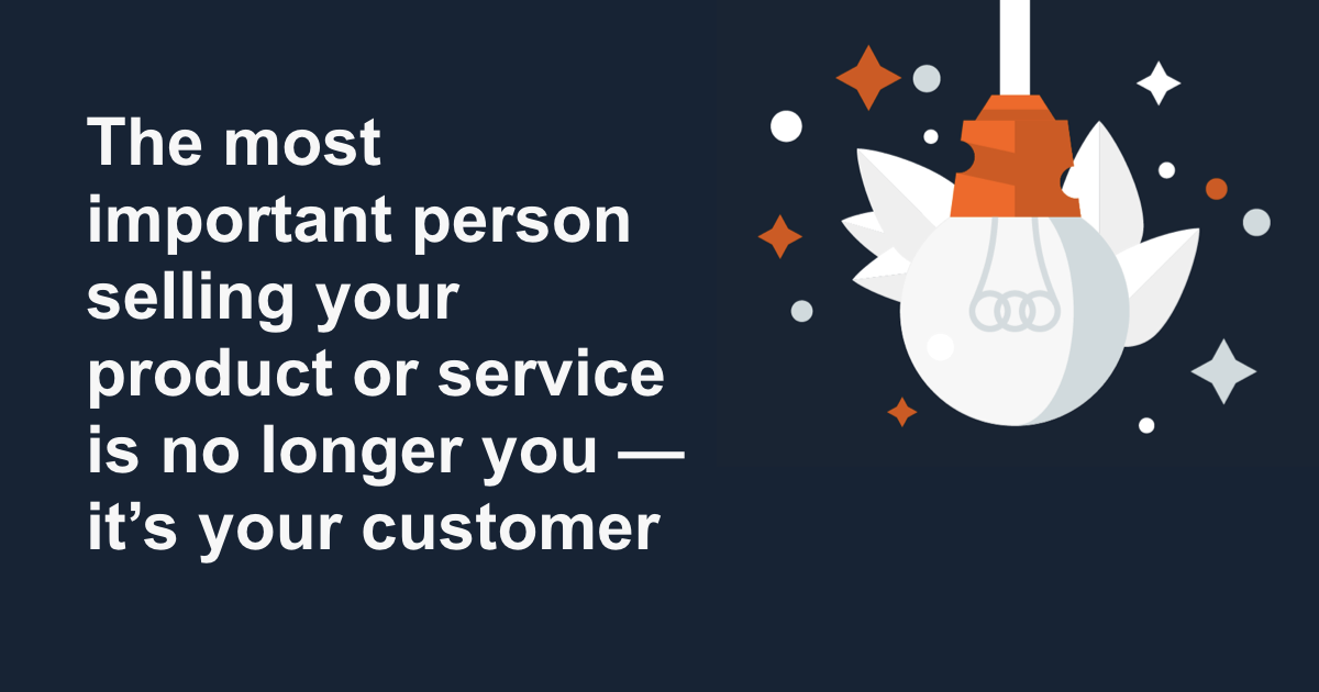 The most important sales person is your customer